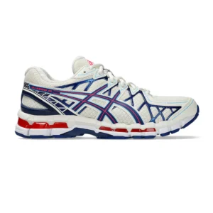 asics gel kayano 20 cream blue red side 1000x