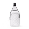 Louis Vuittion White Sling Bag louis vuitton avenue slingbag pm m28397 pm2 front view